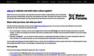 Makerforums.info thumbnail