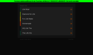 Makethemostoflife.org thumbnail