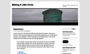 Makinglittlecircle.wordpress.com thumbnail