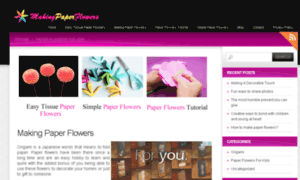 Makingpaperflowers.org thumbnail