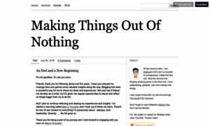 Makingthingsoutofnothing.com thumbnail