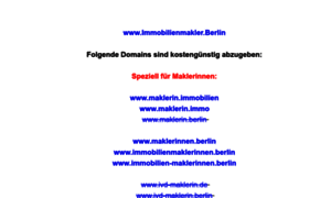 Maklerin.immobilien thumbnail