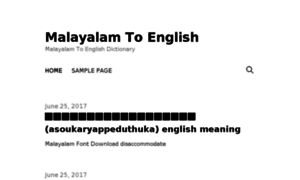 Malayalamtoenglish.fontdownload.in thumbnail