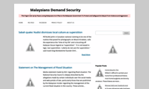Malaysians-demand-security.blogspot.com thumbnail