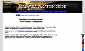 Malaysiavacationguide.com thumbnail