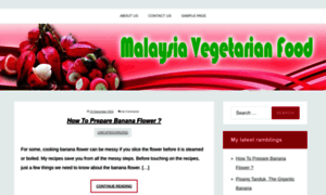 Malaysiavegetarianfood.com thumbnail