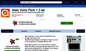 Male-voice-pack.software.informer.com thumbnail