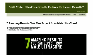 Maleultracoreresults.com thumbnail