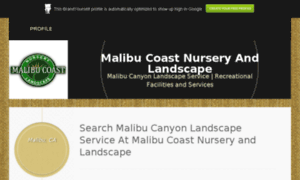 Malibucoastnurseryandlandscape.brandyourself.com thumbnail