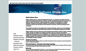 Malibusoftwaregroup.com thumbnail