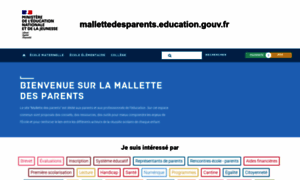 Mallettedesparents.education.gouv.fr thumbnail