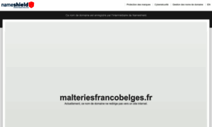 Malteriesfrancobelges.fr thumbnail