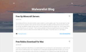 Malwarelist.blogspot.com thumbnail