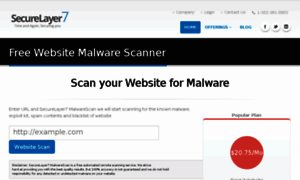 Malwarescan.securelayer7.net thumbnail