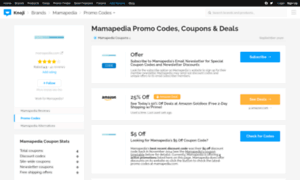 Mamapedia.bluepromocode.com thumbnail