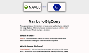 Mambu.tobigquery.com thumbnail