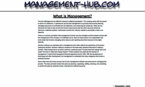 Management-hub.com thumbnail