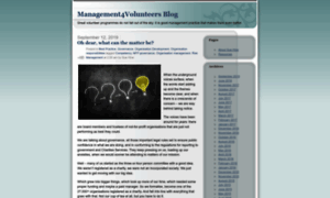 Management4volunteers.wordpress.com thumbnail