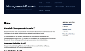 Managementformeln.com thumbnail