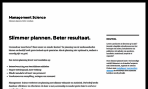 Managementscience.nl thumbnail