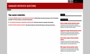 Managerinterviewquestions234.blogspot.ug thumbnail