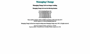 Managingchange.com thumbnail