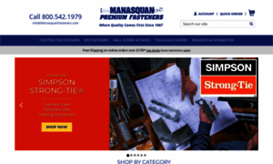 Manasquanfasteners.com thumbnail