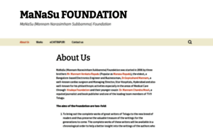 Manasufoundation.com thumbnail