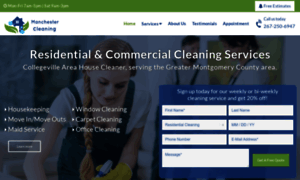 Manchester-cleaning.com thumbnail