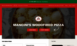 Manciniswoodfirepizza.com thumbnail