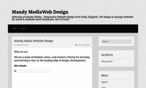 Mandymediawebdesign.wordpress.com thumbnail