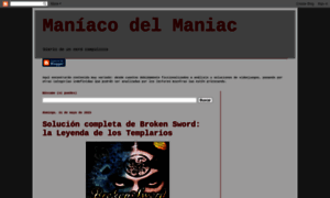 Maniacodelmaniac.blogspot.com thumbnail