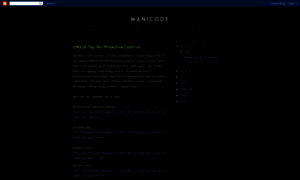 Manicode.blogspot.com thumbnail