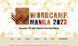 Manila.wordcamp.org thumbnail
