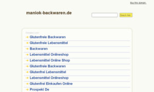 Maniok-backwaren.de thumbnail