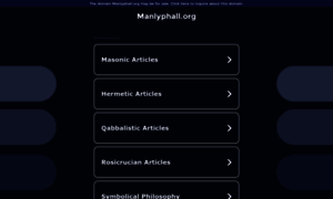 Manlyphall.org thumbnail