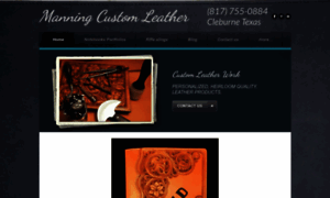 Manningcustomleather.com thumbnail