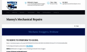 Mannysmechanicalrepairs.com.au thumbnail