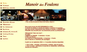 Manoirdesfoulons.com thumbnail
