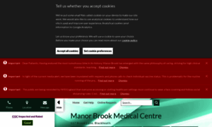 Manorbrookmedicalcentre.co.uk thumbnail