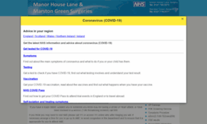 Manorhouse-marstongreensurgeries.co.uk thumbnail