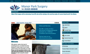 Manorparksurgery.com thumbnail