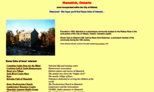 Manotick.org thumbnail