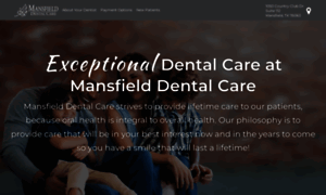 Mansfield-dentalcare.com thumbnail