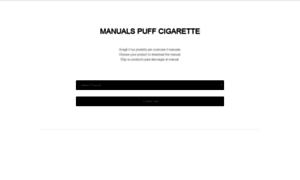 Manual.puffcigarette.com thumbnail