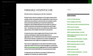 Manuale.hovistocose.it thumbnail