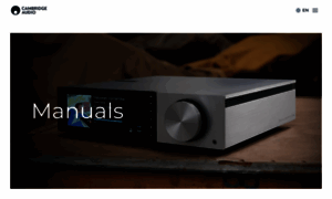 Manuals.cambridgeaudio.com thumbnail