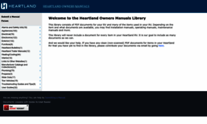 Manuals.heartlandowners.org thumbnail