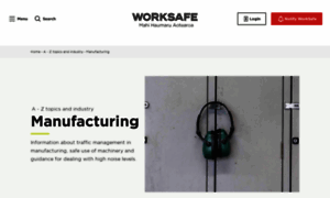 Manufacturing.worksafe.govt.nz thumbnail