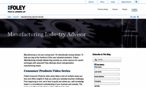 Manufacturingindustryadvisor.com thumbnail